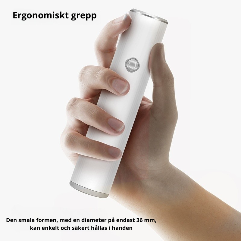 Bärbar uppladdningsbar vakuum förpackare